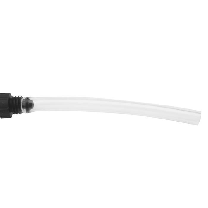 Tuyau De Purge Pour Frein Hydraulique - 50 Cm - Blanc - Caoutchouc Et Aluminium - Neuf