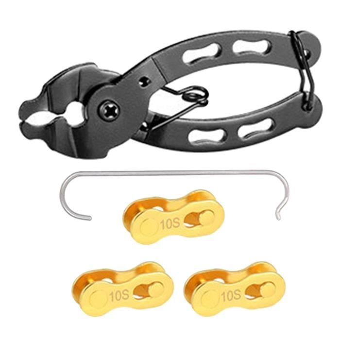 Kit Outils Réparation Chaîne Vélo - Pince, Brosse Nettoyage, Rivets 6-12 Vitesses