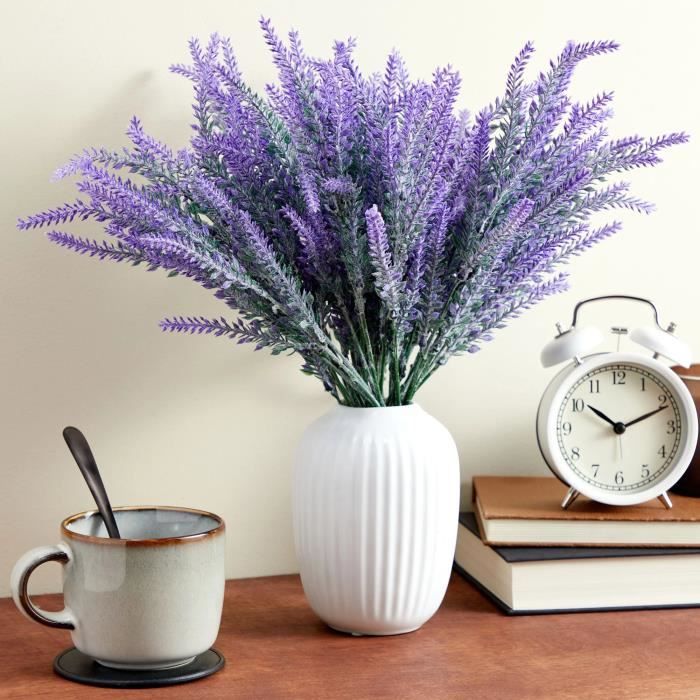 JANZDIYS 10 Bâtons Fleurs de Lavande Artificielles-36CM-Violette-Lavande  Bouquet de Fleurs-Décorations de Bouquets - Cdiscount Maison