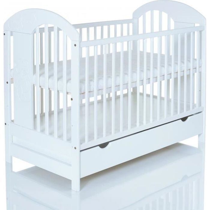 Lit Bebe 1x60 Massif En Pin Lasse Blanc Avec Un Grand Tiroir Cdiscount Puericulture Eveil Bebe Lit Bebe 1x60 Massif En Pin Lasse Blanc Avec Un Grand Tiroir Cdiscount Puericulture Eveil Bebe