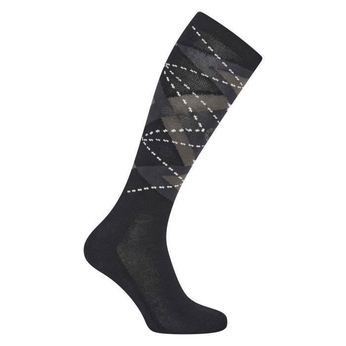 Chaussettes équitation femme Imperial Riding Classic Twist - black
