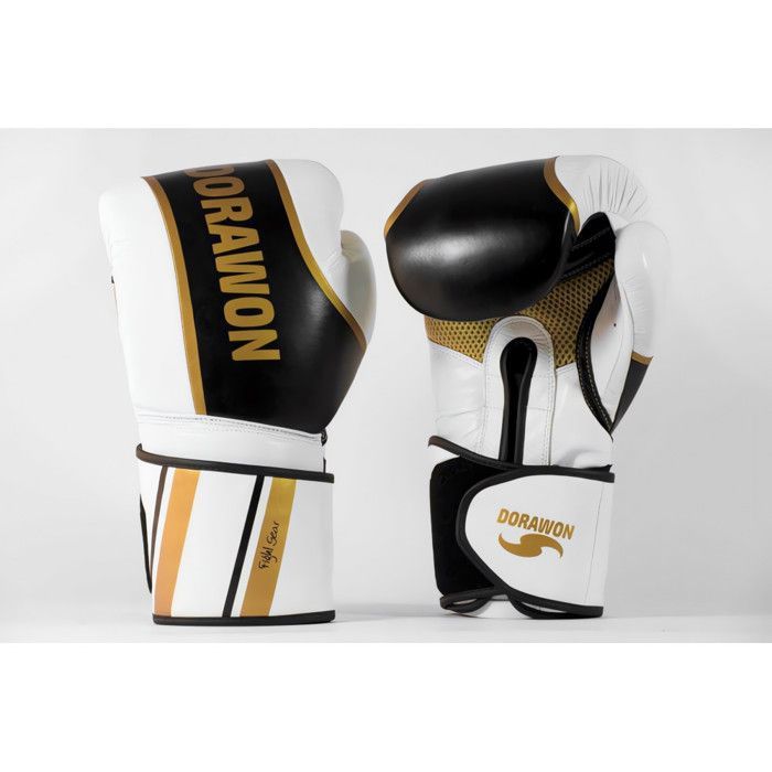 Gants de boxe Di Nardo avec lacets Bourgogne-Noir 14 oz