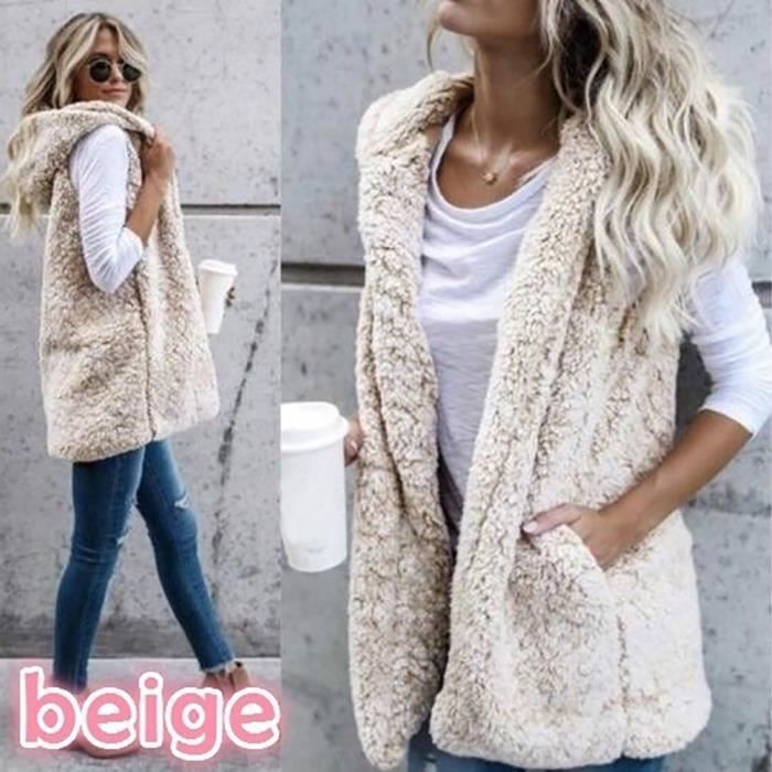Gilet matelassé sans sales manche femme grande taille
