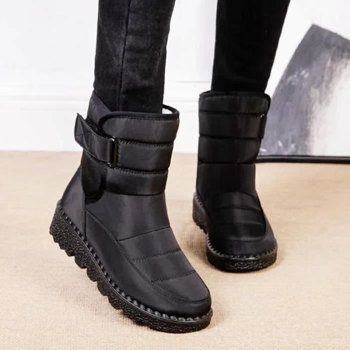Bottes de neige d'hiver imperméables antidérapantes pour femmes