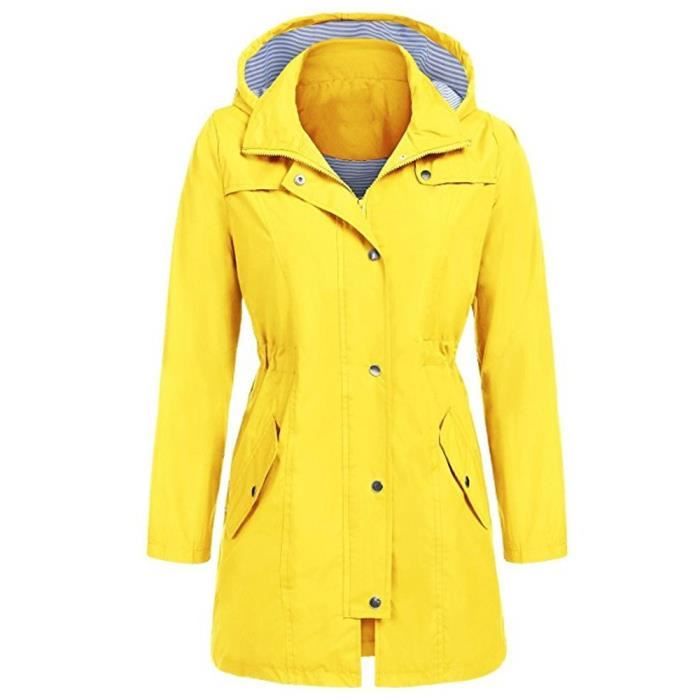 Trench jaune femme clearance
