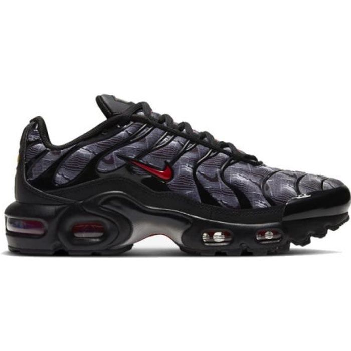 Baskets Nike Air Max Plus GS Noir Enfant Lacets Noir Cdiscount Chaussures