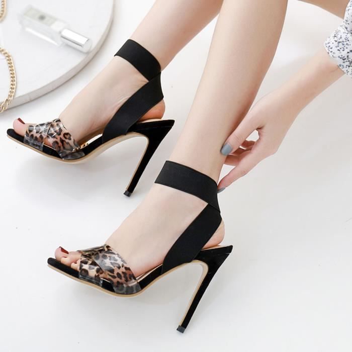 Talon transparent pointu clearance