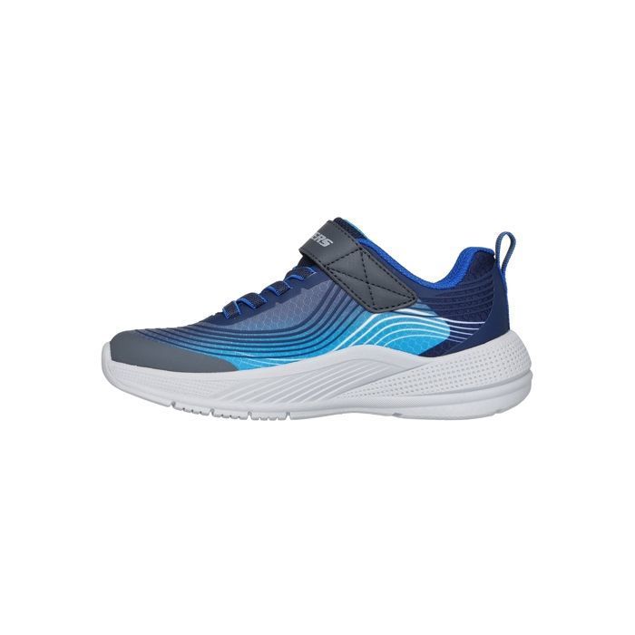 Skechers Basket à Lacets Junior Skechers Microspec Advance - Marine Bleu