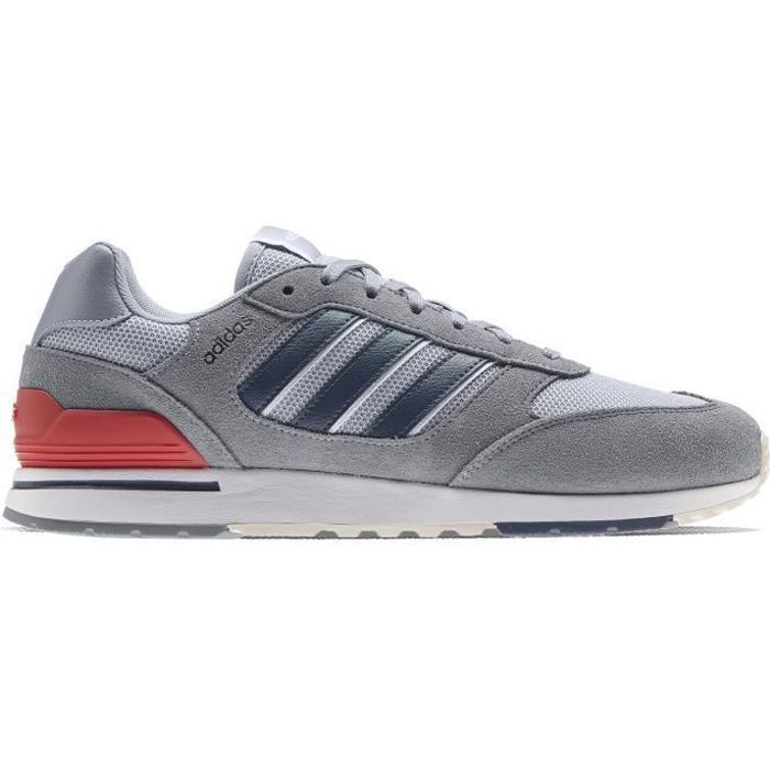 Chaussure Adidas Run 80S GV7305 Gris Homme Talon Plat Lacets