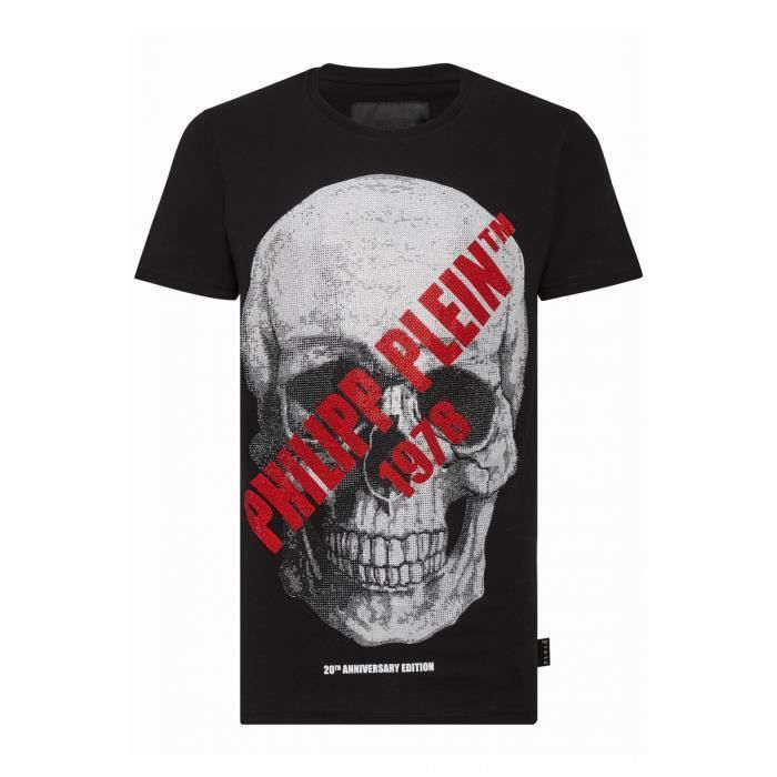 T shirt philipp plein tete shop de mort strass