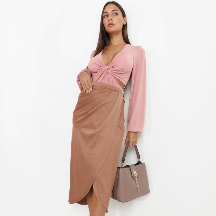 Jupe hot sale vieux rose