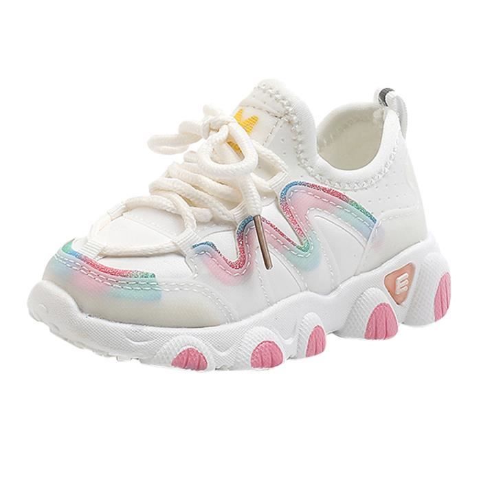 Sandales Pour Bébé Fille Avec Nœud En Cuir - Taille 6 - Semelle Caoutchouc, Fermeture Velcro - Décontracté, Fête