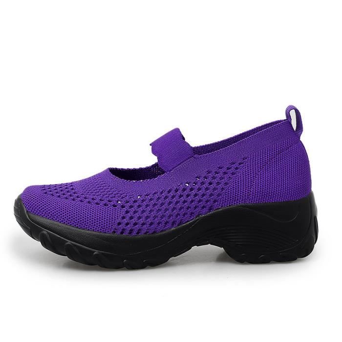 Chaussures Décontractées Pour Femme Et Fille - Lacets, Talon 2 Cm, Cuir Synthétique - 7