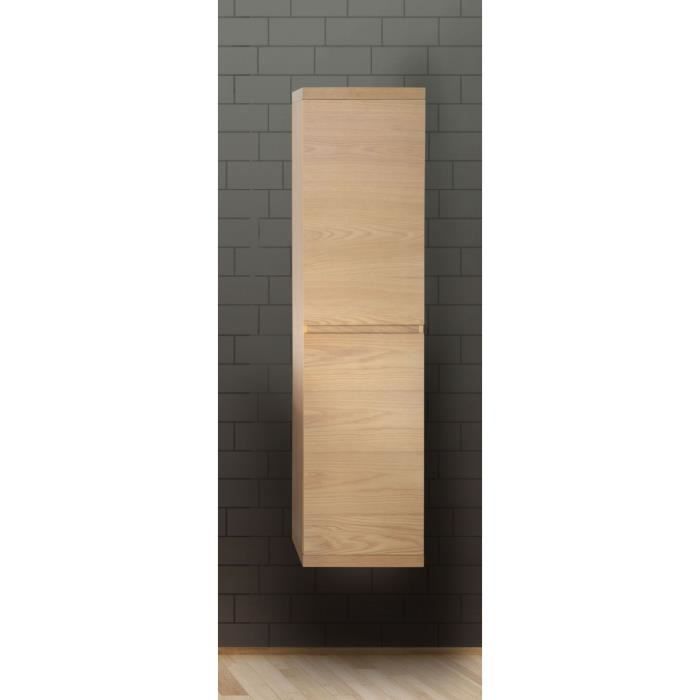 Colonne Salle De Bain 165 Cm A Suspendre Chene Enio Achat