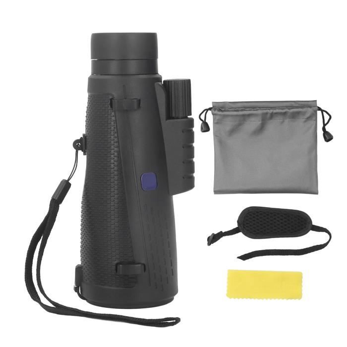 Télescope monoculaire Puissant HD haute puissance portable mini noir