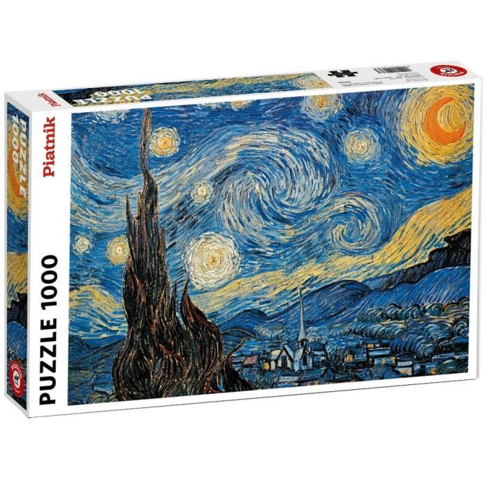 Piatnik 5403 0 Puzzle Van Gogh Nuit Etoilee 1000 Pieces Cdiscount Jeux Jouets