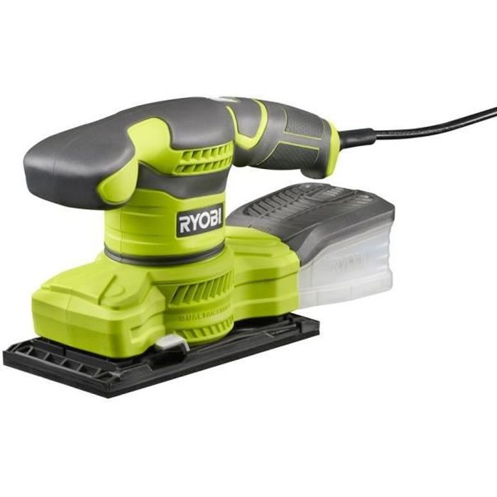 Ponceuse Vibrante RYOBI RSS200-G – 200W, 12 000 osc/min, 1/3 Feuille