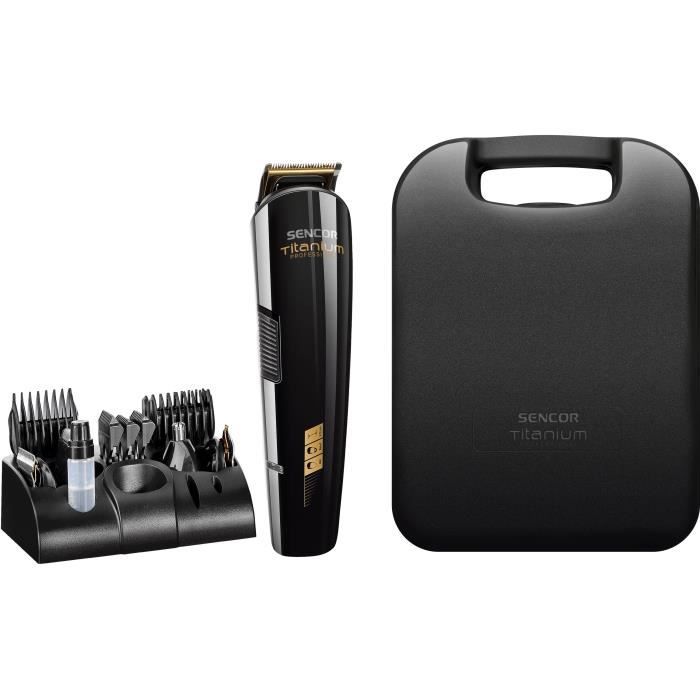 Tondeuse à cheveux professionnelle SENCOR SHP 8305BK 12 accessoires