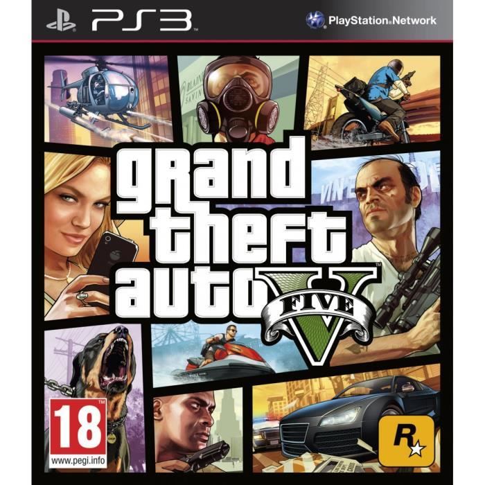 Grand Theft Auto V (GTA 5) - Playstation 3 (PS3) -