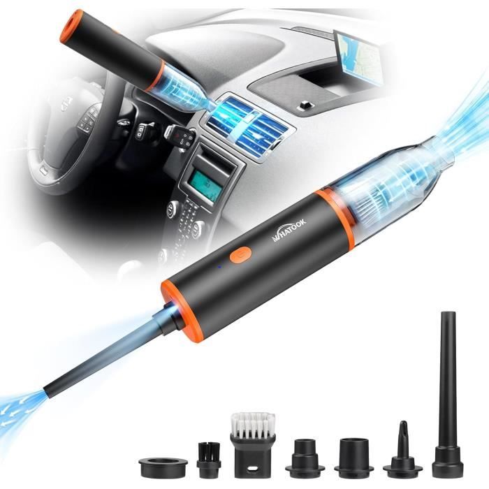 Sécheur/Souffleur D'Air Sans Fil 1200W - Pour Voiture, Jardin, Intérieur, 21V, Portable, Anti-Poussière