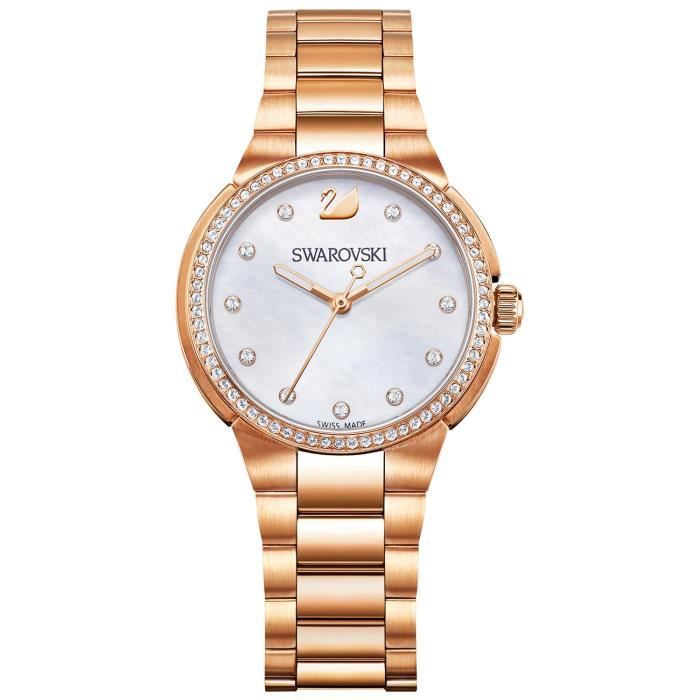 Montre swarovski femme doré deals