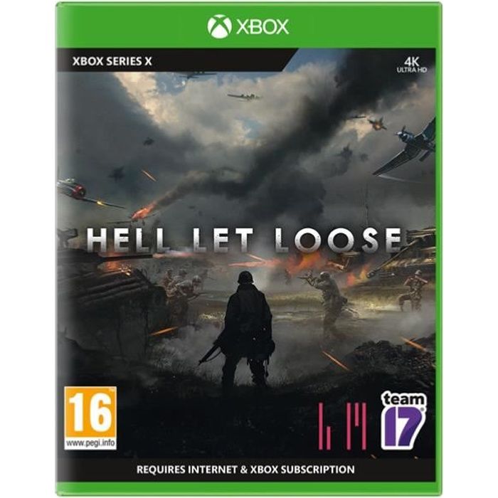 Jeu Xbox One Hell Let Loose FPS sur la Deuxième Guerre mondiale avec des combats épiques de 100 joueurs