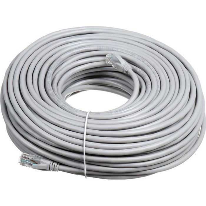 Ethernet lan patch cable haute vitesse qualité cat6 blindé à 30m Long Gros 