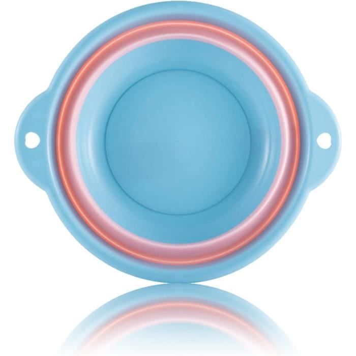 Pliable Bassine,Pliable Vaisselle Bol,Silicone Multifonction Pour