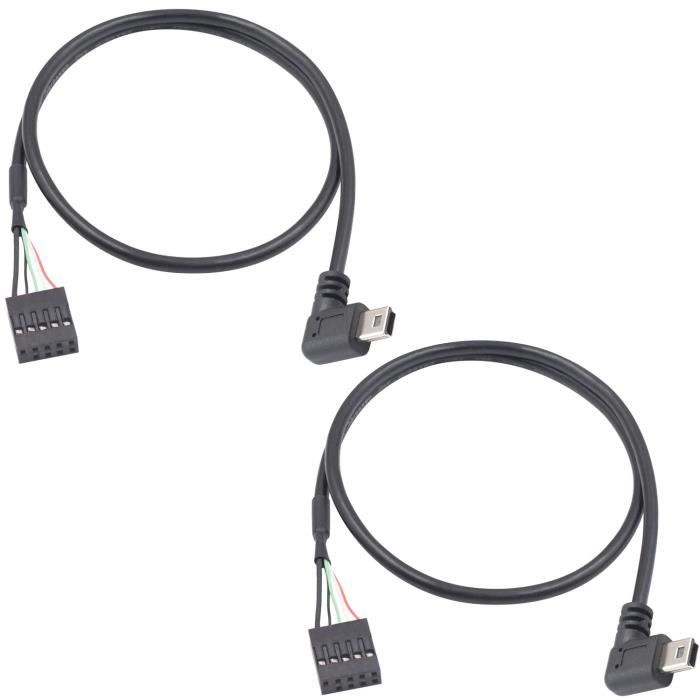 Joyzan 2 pièces Mini connecteur de Style Tamiya à Deans T Plug mâle Femelle Adaptateur câble 14 AWG Fil Compatible avec RC ESC Lipo NiMH Chargeur de Batterie
