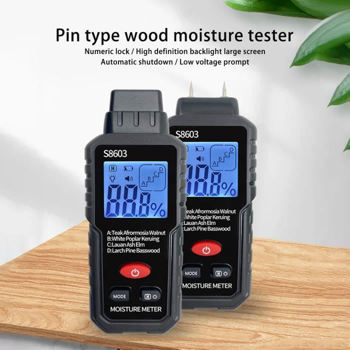 Humidimètre Pour Bois UNI-T UT377C - Modèle Sans Stylo, Neuf Sous Blister