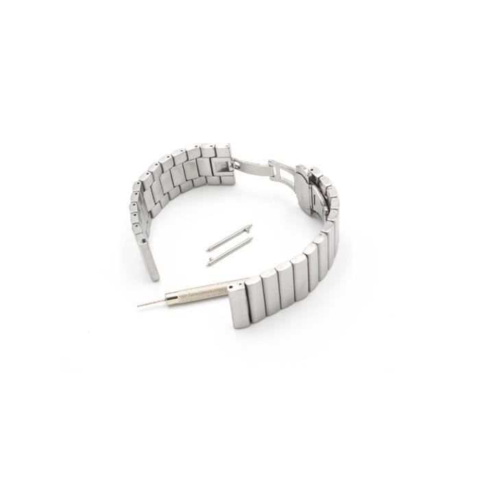 Vhbw bracelet compatible avec Samsung Galaxy Gear S3 Classic S3