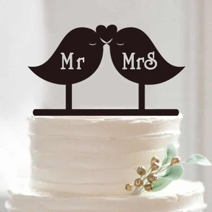 Gateau De Mariage Anglais Lettre Deuxieme Force Gram Inserer Decoration De Gateau Cdiscount Maison
