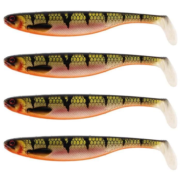 Fox Rage Lucioperca Pro Shad Ultra UV esca in gomma Argento Halo Pesce