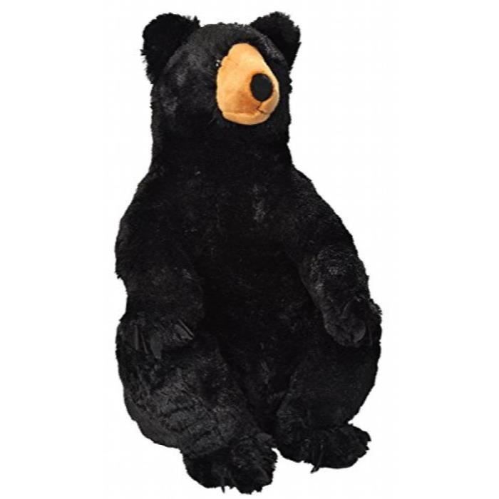 Wild Republic Petit Ours Noir En Peluche Biggies Cunsh Cdiscount Jeux Jouets