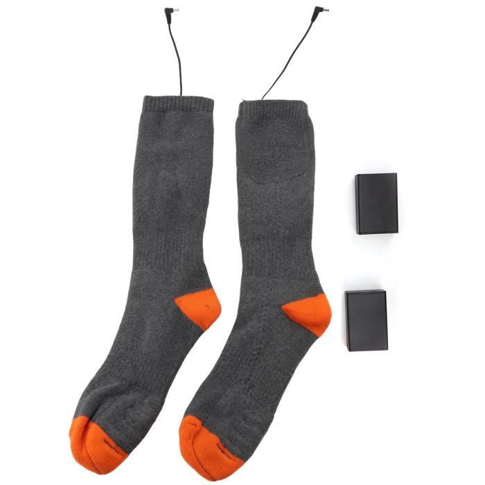 NEWBUY Chaussettes chauffantes pour hoe et fee - 5000 Ah - Rechargeable - Contrôle par