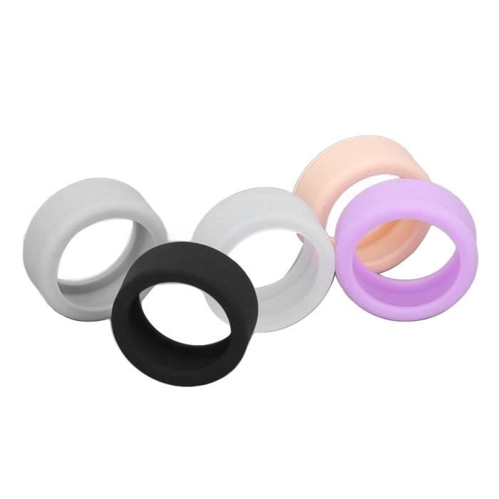 Protecteur D'anneau En Silicone - Housse Anti-rayures Pour Bagues, élastique, 2 Pièces (blanc Ou Noir) - 9