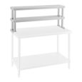 Royal Catering RCER-120 Scaffale Pensile In Acciaio Inox - 120 Cm, 4 Ripiani, Portata 600 Kg, Per Cucine Professionali E Magazzini - 3