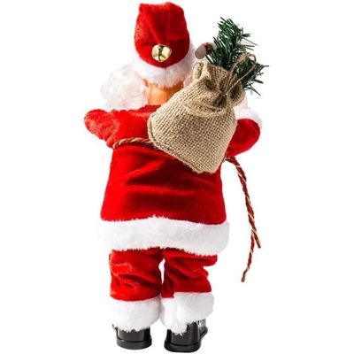 GOTOTOP Père Noël électrique Figurine musicale du père noël chantant et dansant électrique