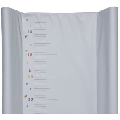 Plan à Langer Bébé 50x70 Cm Pois Avec Toise - Table à Langer Pliante PVC Fixation Lit - Compact Et Sécurisé Pour Petit Espace