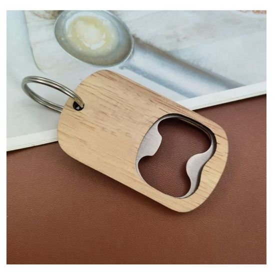 Allecto Plus - Lot De 4 Porte-clés Décapsuleurs En Aluminium Pour Les Fetes De Camping En Famille