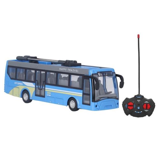 Pssopp Autobus Scolaire RC, Autobus télécommandé vers lavant, Recha