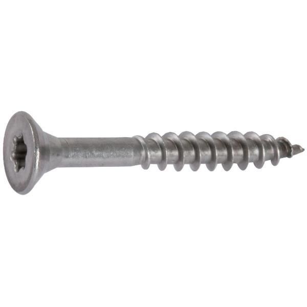 Vis charpente tête disque Inox A2 6X140 Filetée sur 70 TORX T25