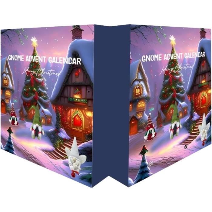 Calendrier De L'Avent Halloween 2025 Avec 24 Gnomes - Décoration Compte à Rebours Pour La Maison, Cadeau Familial Festif
