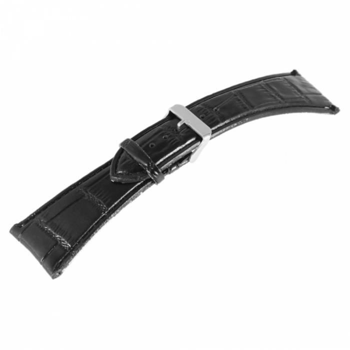 Bracelet pour Montre Cuir V ritable Noir 30mm Ardillon 30 mm