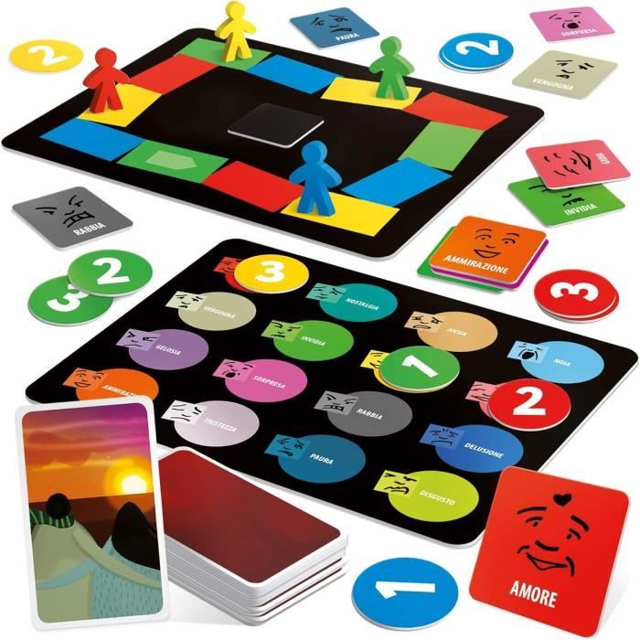 Ludic Emotions Il Party Game Delle Emozioni - Gioco Di Società Per Famiglie, 2-4 Giocatori, Made In Italy