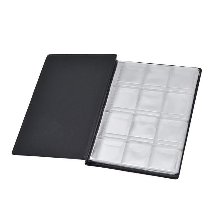 Album Collecteur 120 Pochettes – Pièces, Médailles, Timbres – Noir