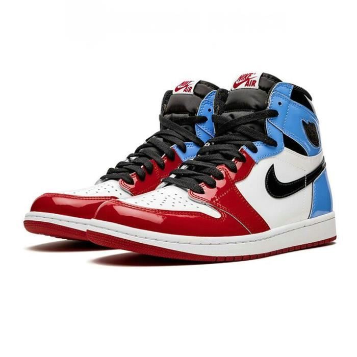 Jordan 1 bleu blanc rouge top