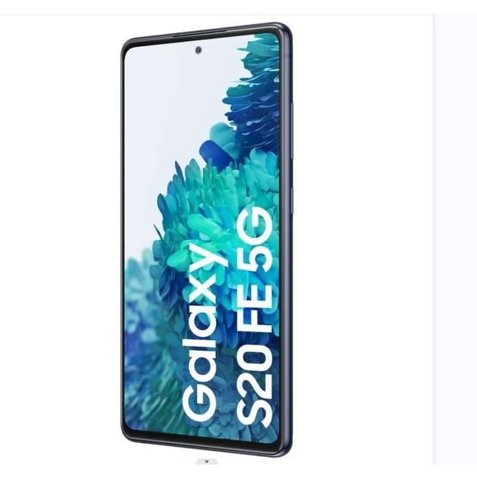 Samsung Galaxy S20 FE 5G 128 Go, Bleu Foncé, Débloqué, SIM Physique, Occasion Parfait état