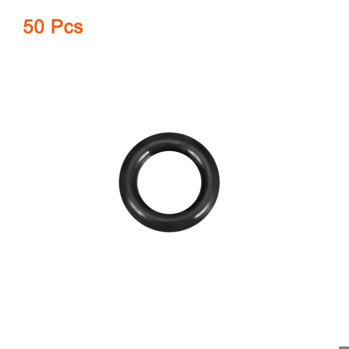 sourcing map Joint Torique 7.5mm OD 5.5mm ID 1mm Largeur Métrique Nitrile Caoutchouc Joint Étanchéité Paquet de 10