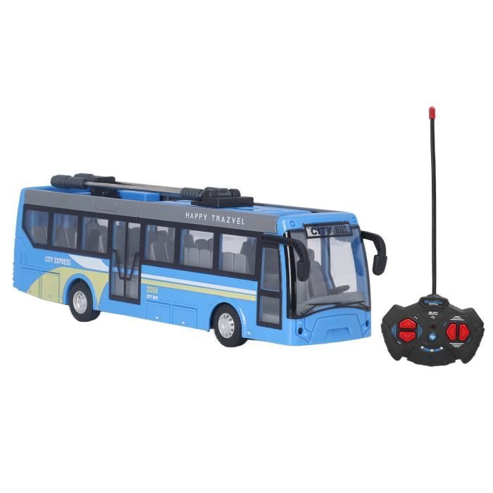 Bus Télécommandé LBEC - École Jaune - RC Pour Enfants